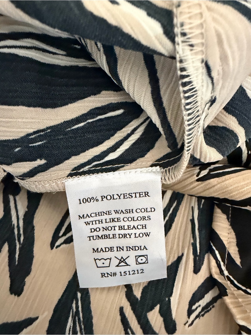 Mary Square Women’s Neutral Tie-Waist Dress - Picture 9 of 9